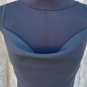 New York and Company Black Cowl Neck Dress